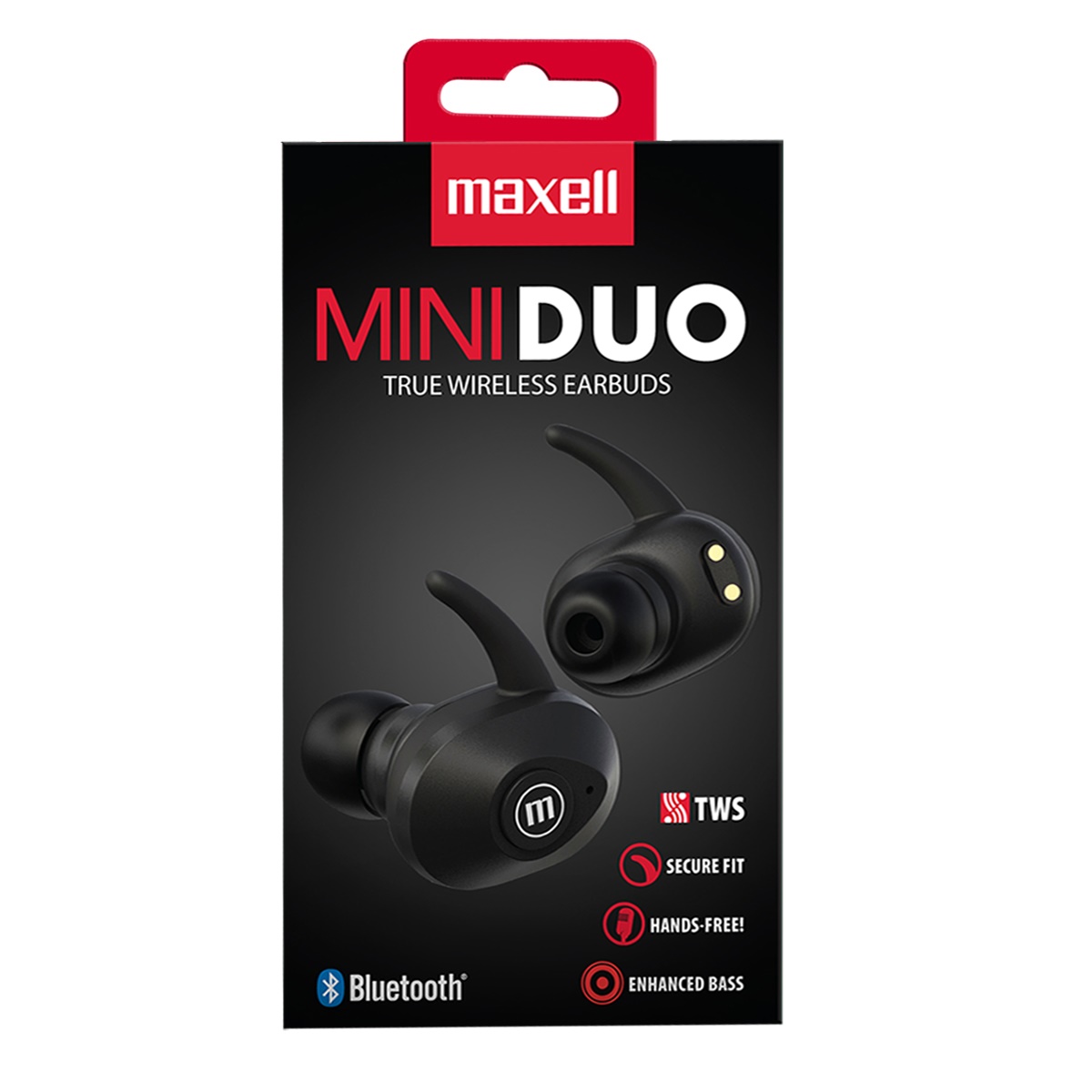 Audífonos Bluetooth Maxell Mini Dúo, True Wireless, 348481