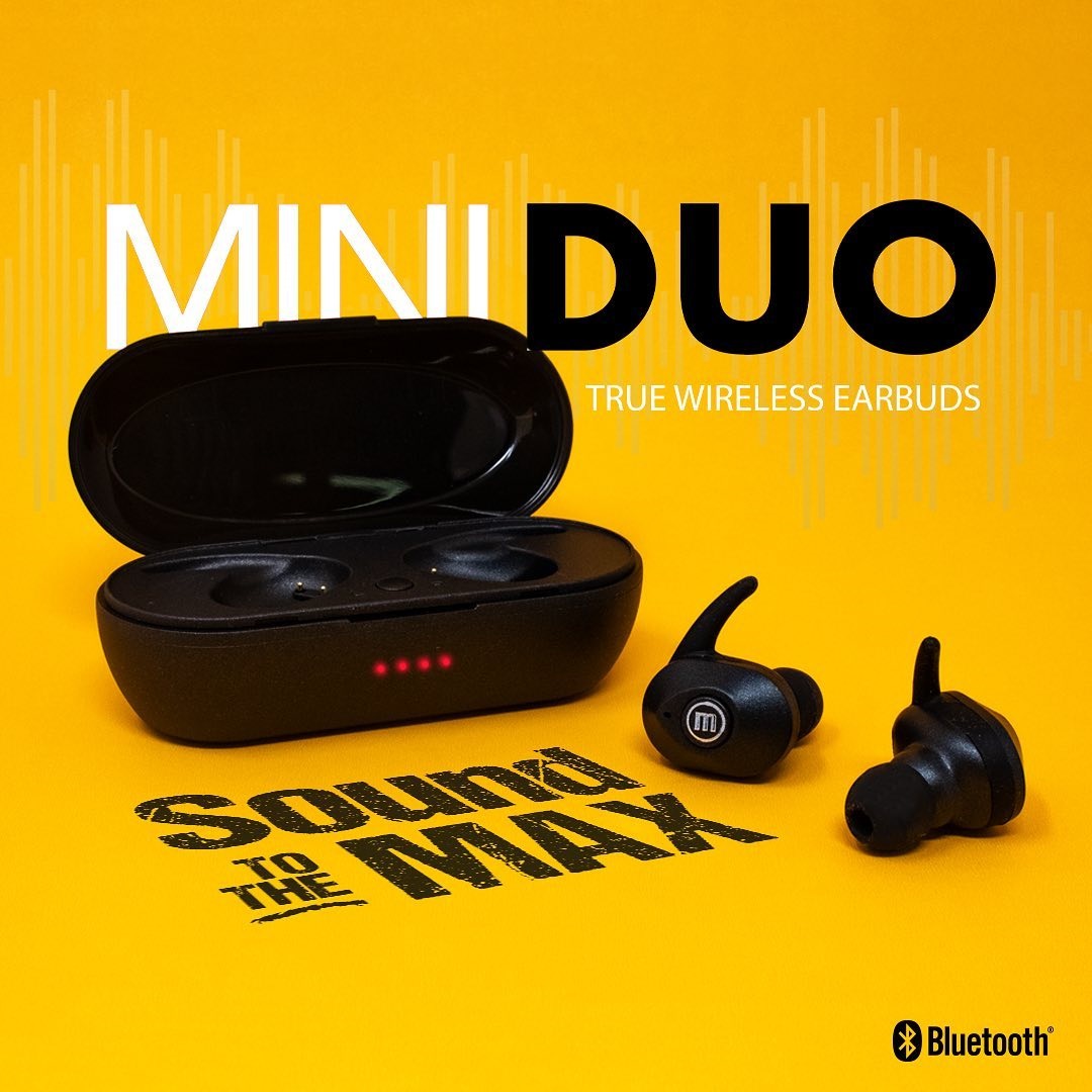 Audífonos Bluetooth Maxell Mini Dúo, True Wireless, 348481