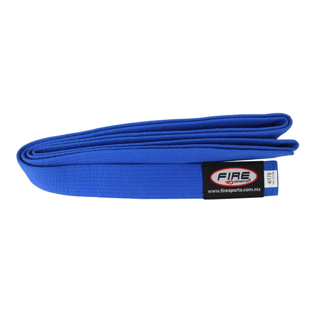 Cinta de Grado Fire Sports Cinturón Deportivo Judo Artes Marciales Azul