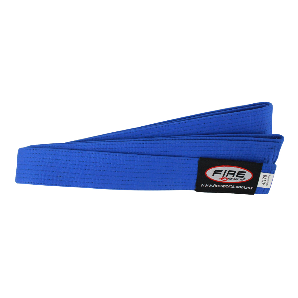 Cinta de Grado Fire Sports Cinturón Deportivo Judo Artes Marciales Azul