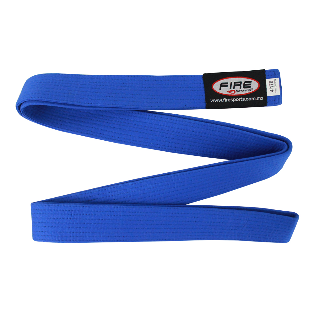 Cinta de Grado Fire Sports Cinturón Deportivo Judo Artes Marciales Azul