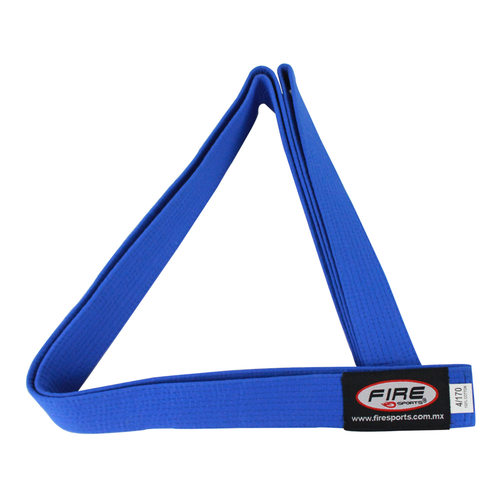 Cinta de Grado Fire Sports Cinturón Deportivo Judo Artes Marciales Azul