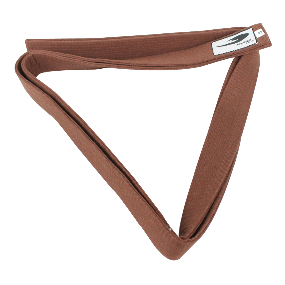 Cinta de Grado Fire Sports Cinturón Deportivo Judo Artes Marciales Café