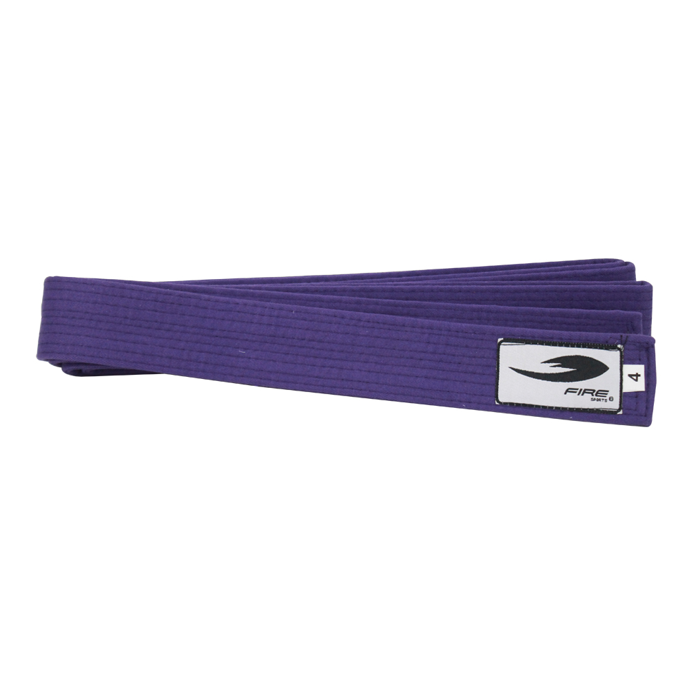 Cinta de Grado Fire Sports Cinturón Deportivo Judo Artes Marciales Morado