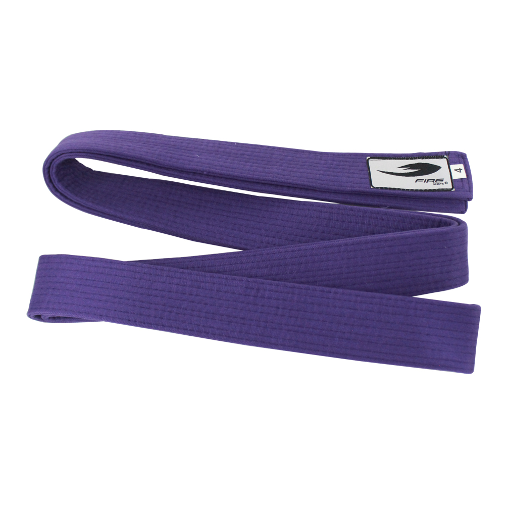 Cinta de Grado Fire Sports Cinturón Deportivo Judo Artes Marciales Morado