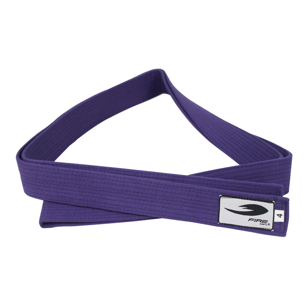 Cinta de Grado Fire Sports Cinturón Deportivo Judo Artes Marciales Morado