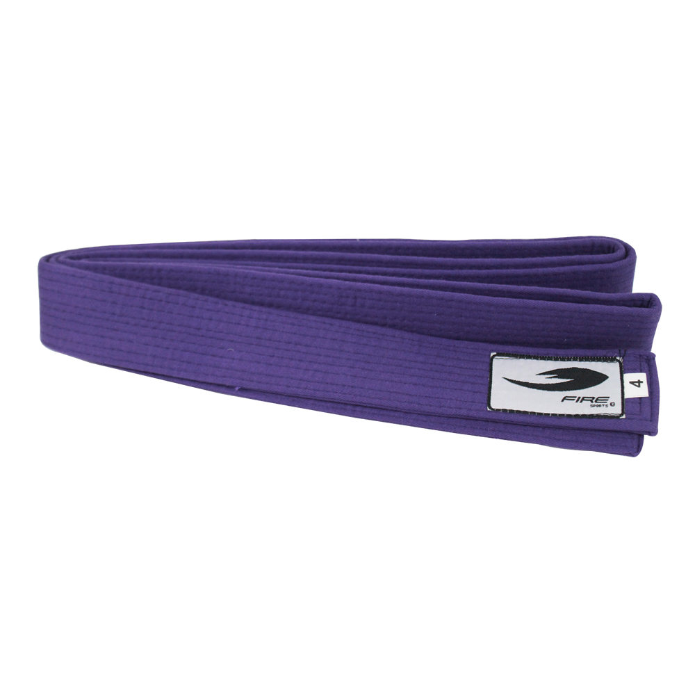 Cinta de Grado Fire Sports Cinturón Deportivo Judo Artes Marciales Morado