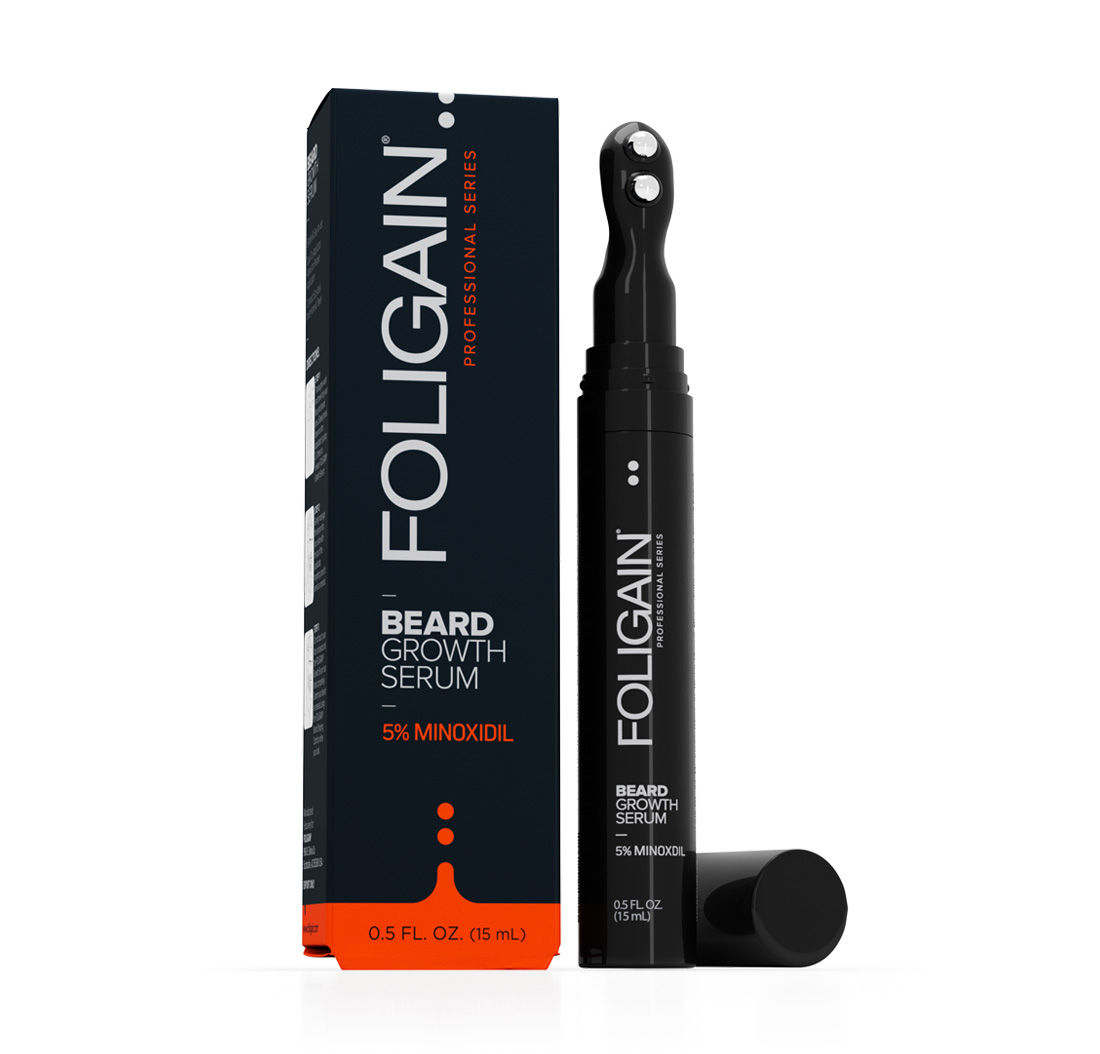Folifgain - Suero para el crecimiento de la barba con Minoxidil 5%