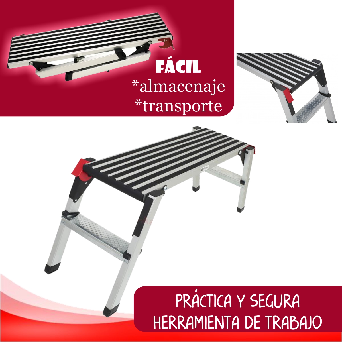 PLATAFORMA DE ALUMINIO