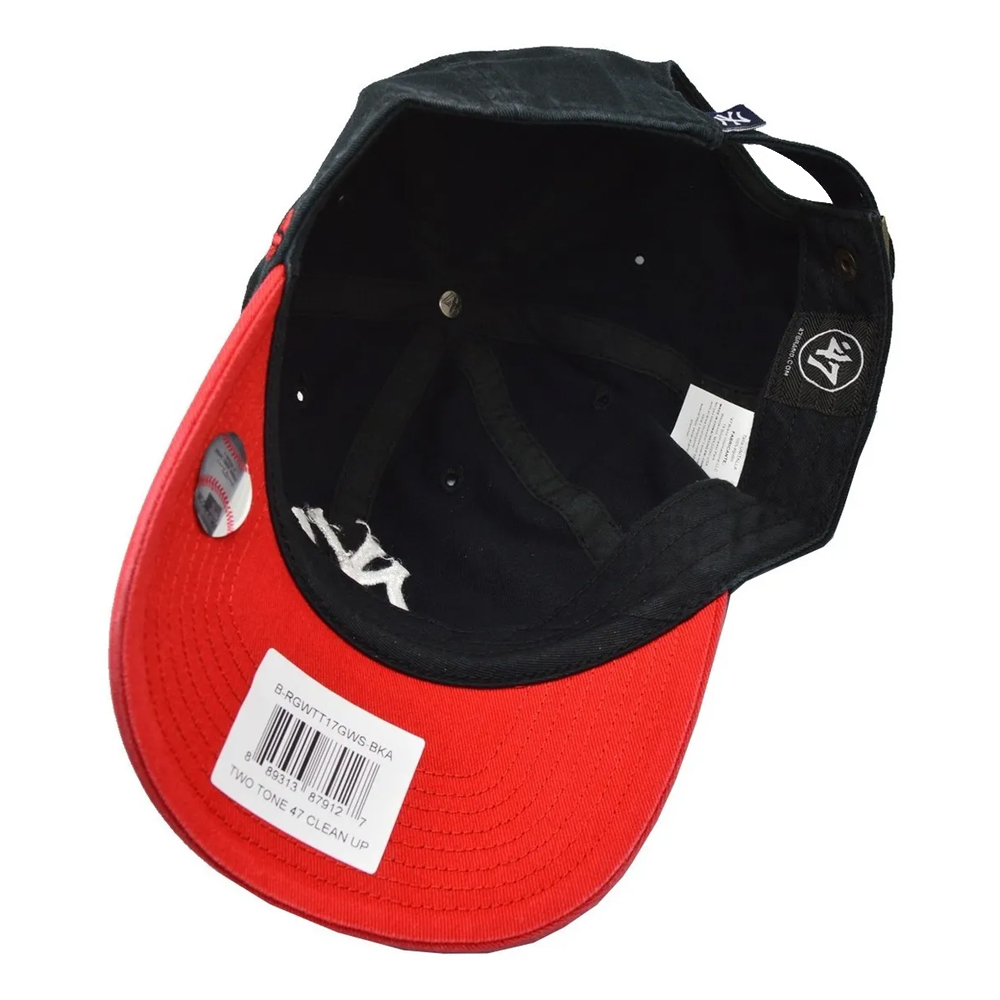 Gorra 47 Brand Unisex Negro Yankees MVP Casual BRGWTT17GWSBKA.