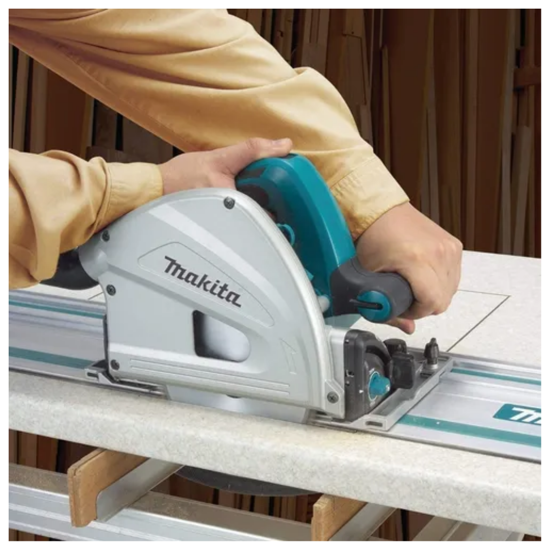 Sierra Circular 6-1/2 C/ Guía De 1.5 Metros Makita Sp6000r15