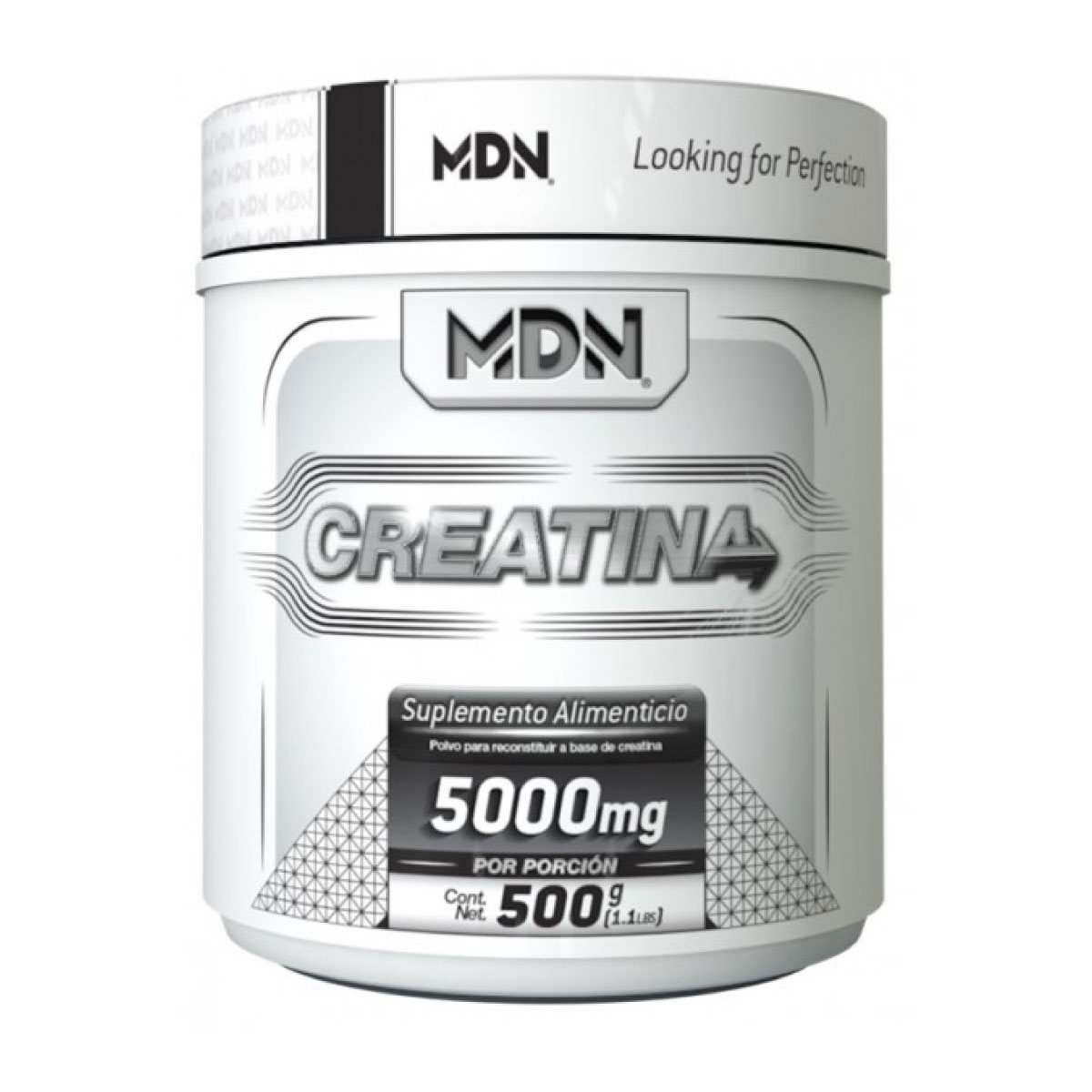 Creatina Monohidratada MDN 500g 100 Serv.