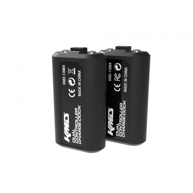 Base de carga doble con 2 baterias recargables para Xbox One y Series X KMD