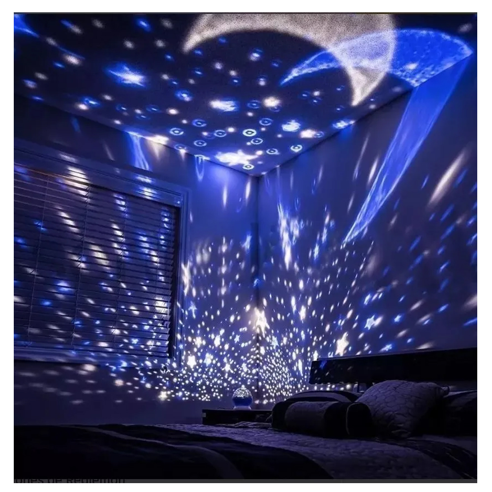 Lampara Led Proyector De Estrellas Mesa Escritorio Luces