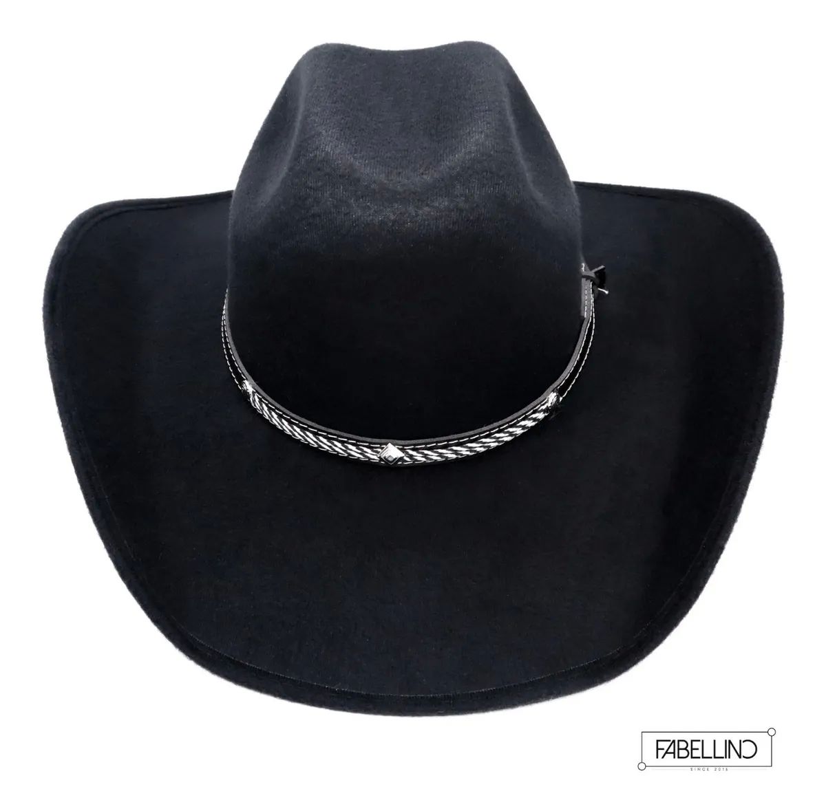 Sombrero Unisex Vaquero Dubetina Resistente Y Versátil Negro
