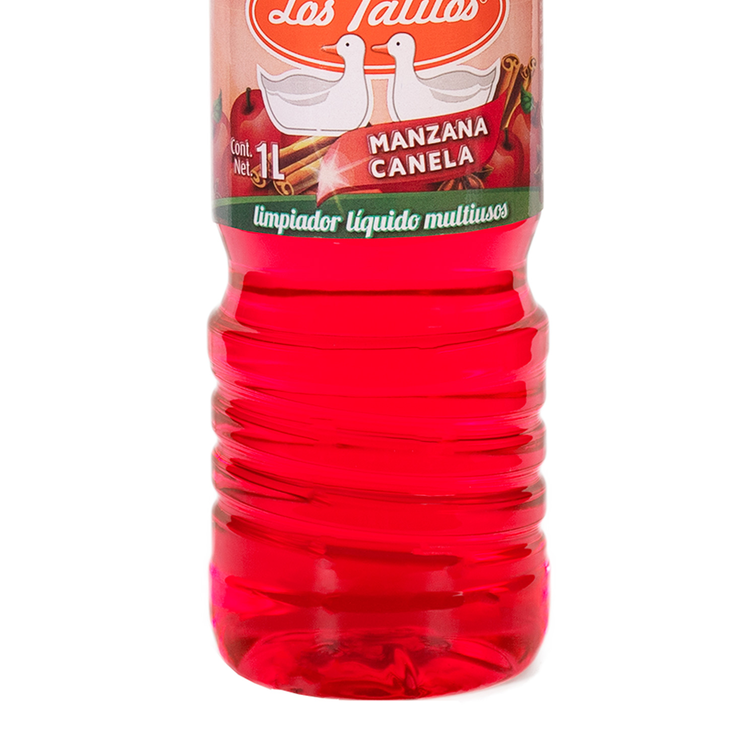Limpiador Multiusos Los Patitos Manzana Canela Caja Con 12 Botellas De 1 Litro