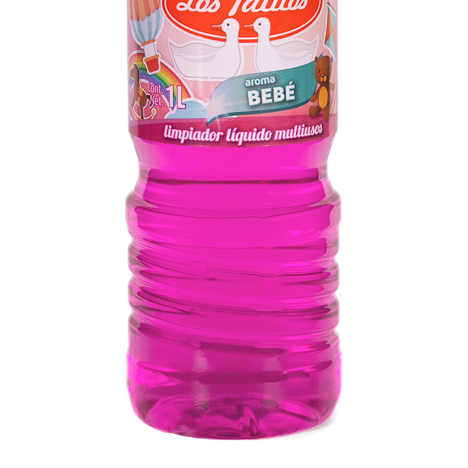 Limpiador Multiusos Los Patitos Aroma Bebé Caja Con 12 Botellas De 1 Litro