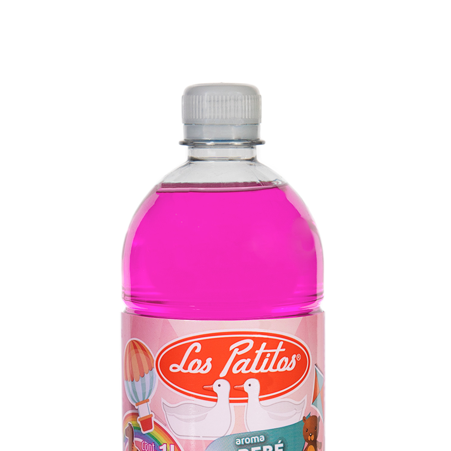 Limpiador Multiusos Los Patitos Aroma Bebé Caja Con 12 Botellas De 1 Litro
