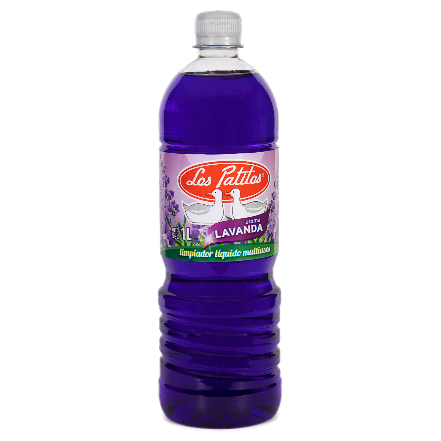 Limpiador Multiusos Los Patitos Lavanda Caja Con 12 Botellas De 1 Litro