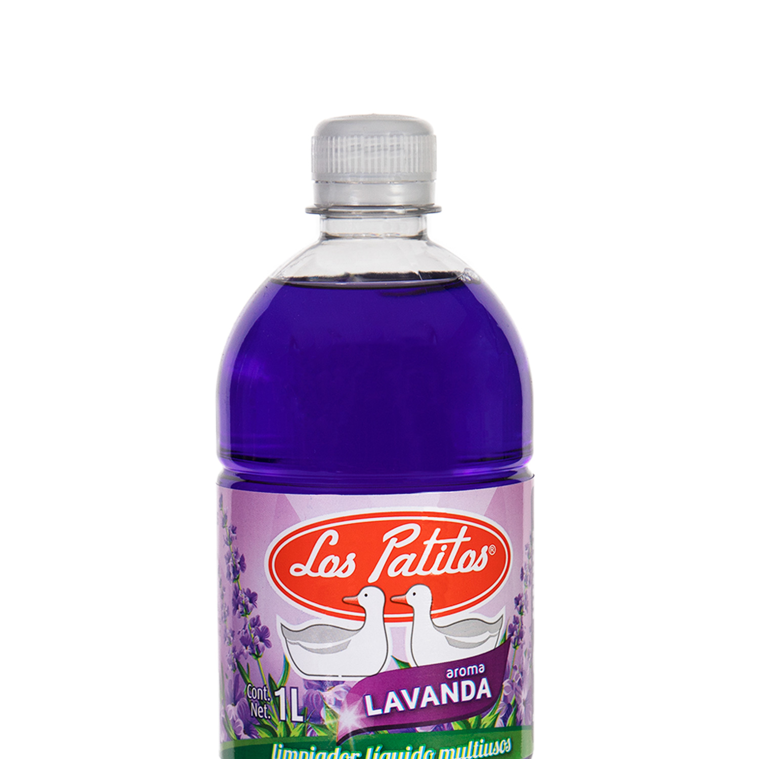Limpiador Multiusos Los Patitos Lavanda Caja Con 12 Botellas De 1 Litro