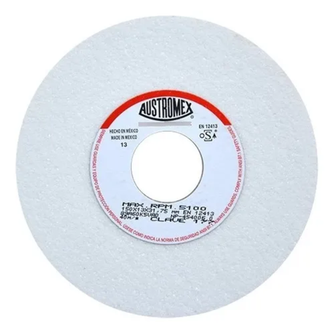 Piedra Para Rectificadora G60 De 6 X 1/2 Austromex Aus-177