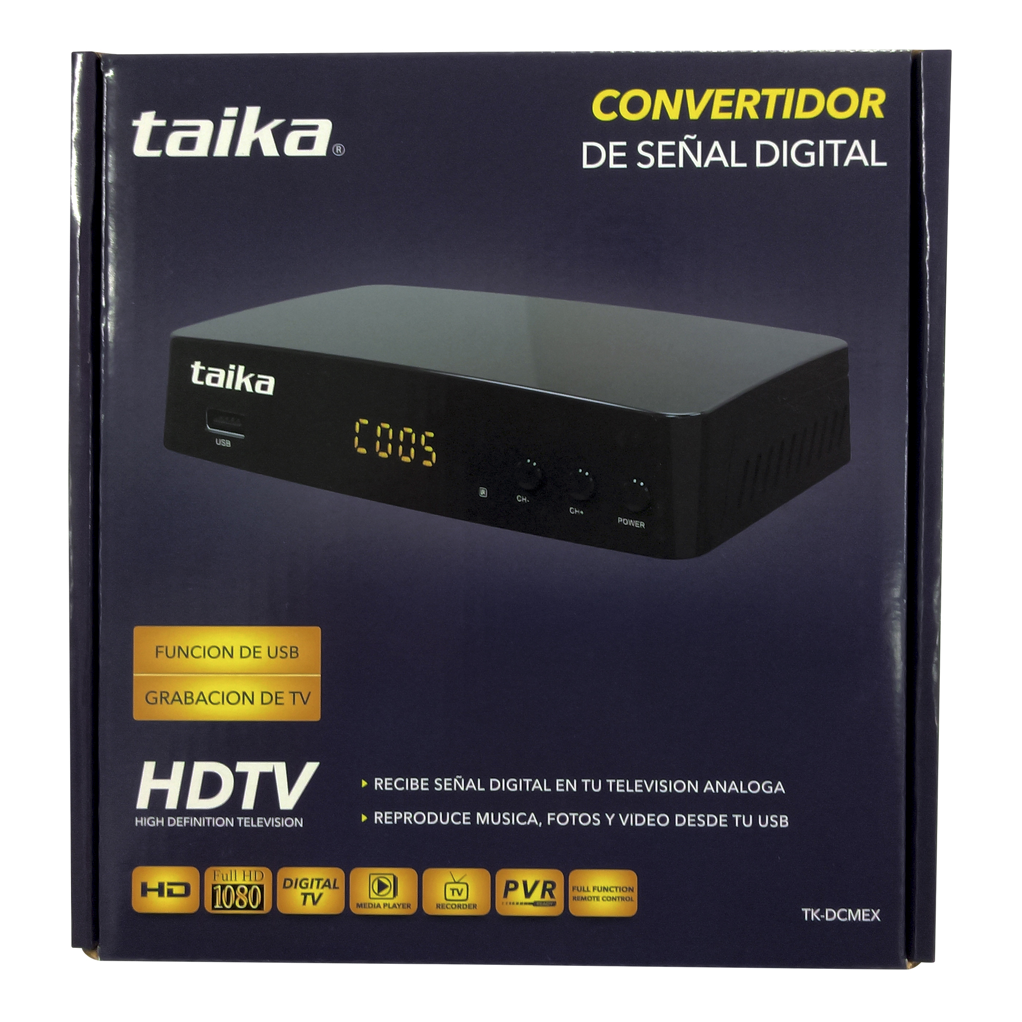 Convertidor De Señal Tv Digital Usb Hdmi Taika Tk-dcmex