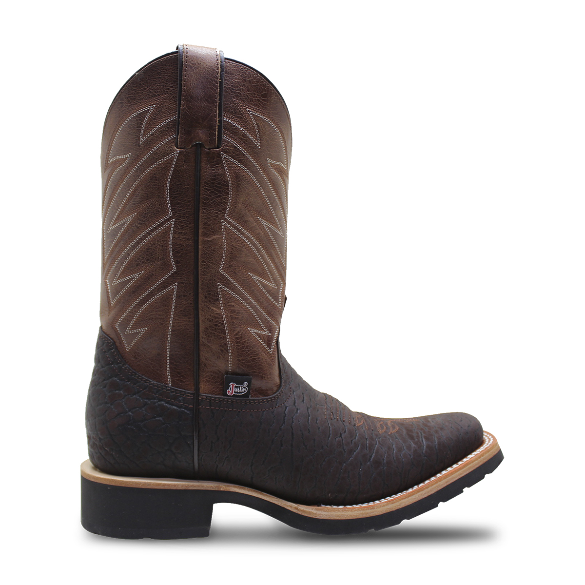 Botas vaqueras para trabajo hombre justin boots en piel