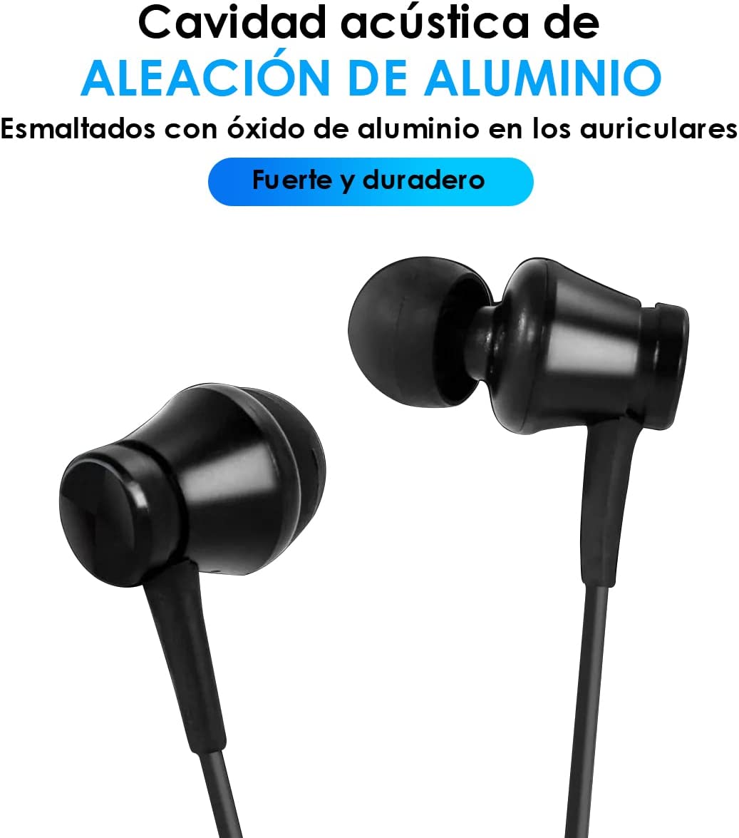 Audifonos Manos Libres Extra Bass Alambricos Con Entrada 3.5mm Calidad 
