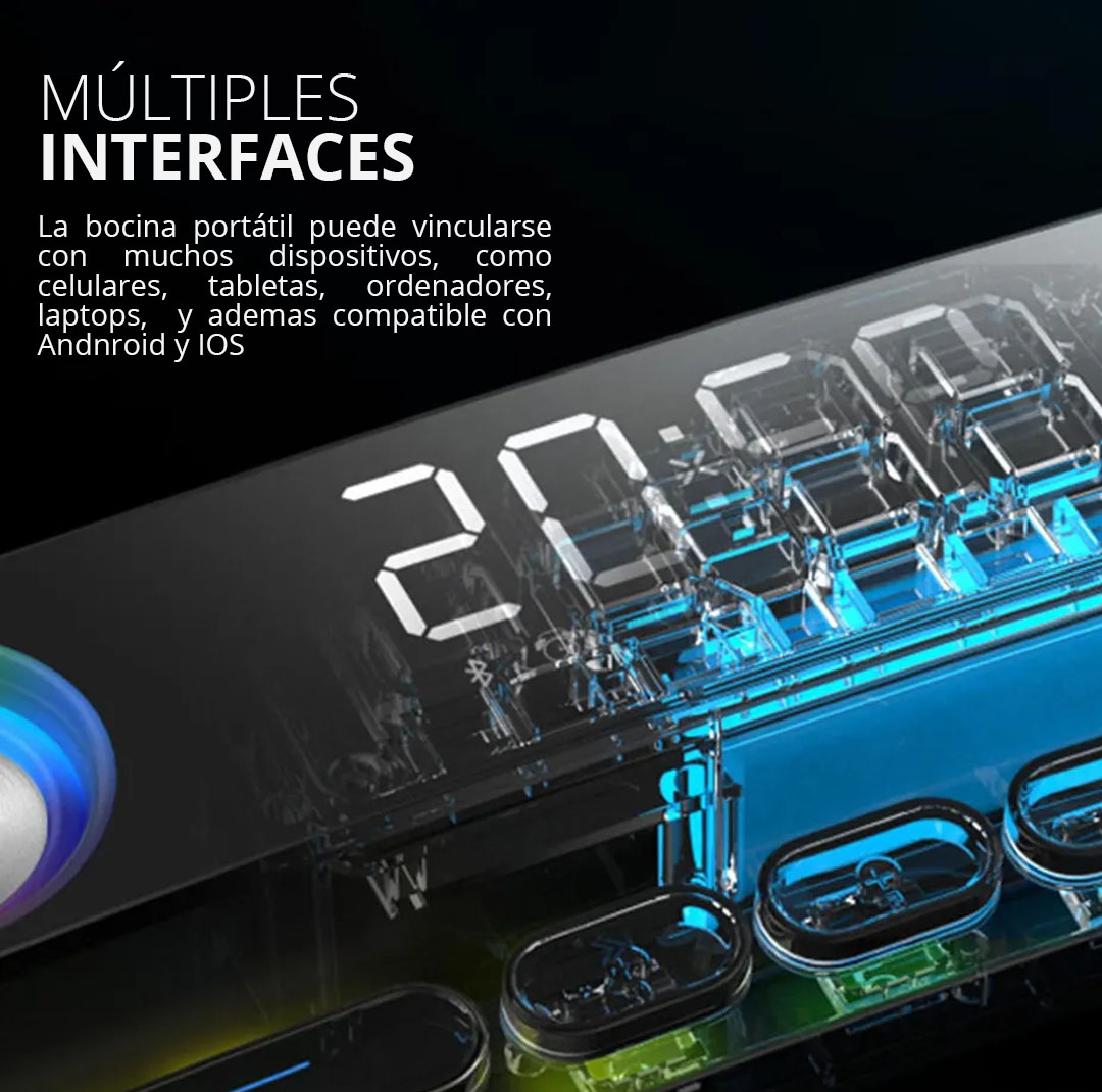 Bocina Gamer Rgb Pc Con Sonido Envolvente Para Video Juegos