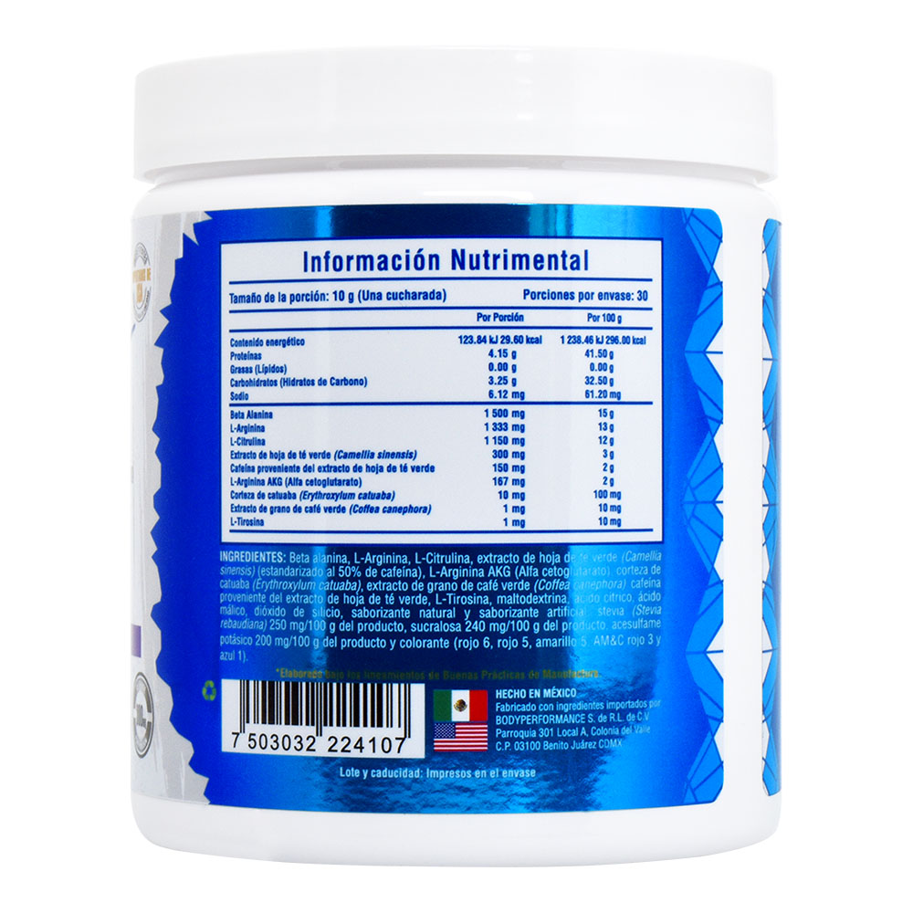 BP Pre entreno Burst Uva 30 srvs