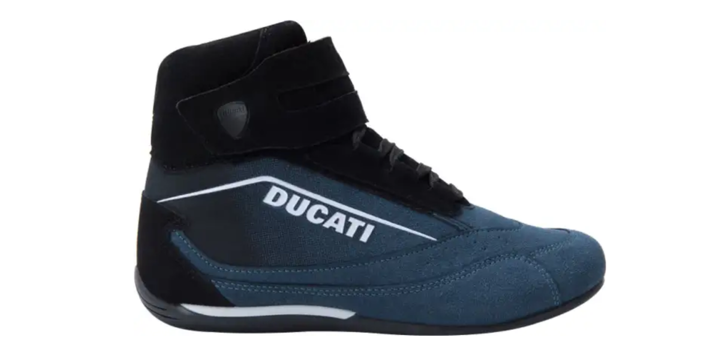 Tenis Hombre Caballero Casual Tipo Bota Comodo Negro AZUL Ducati