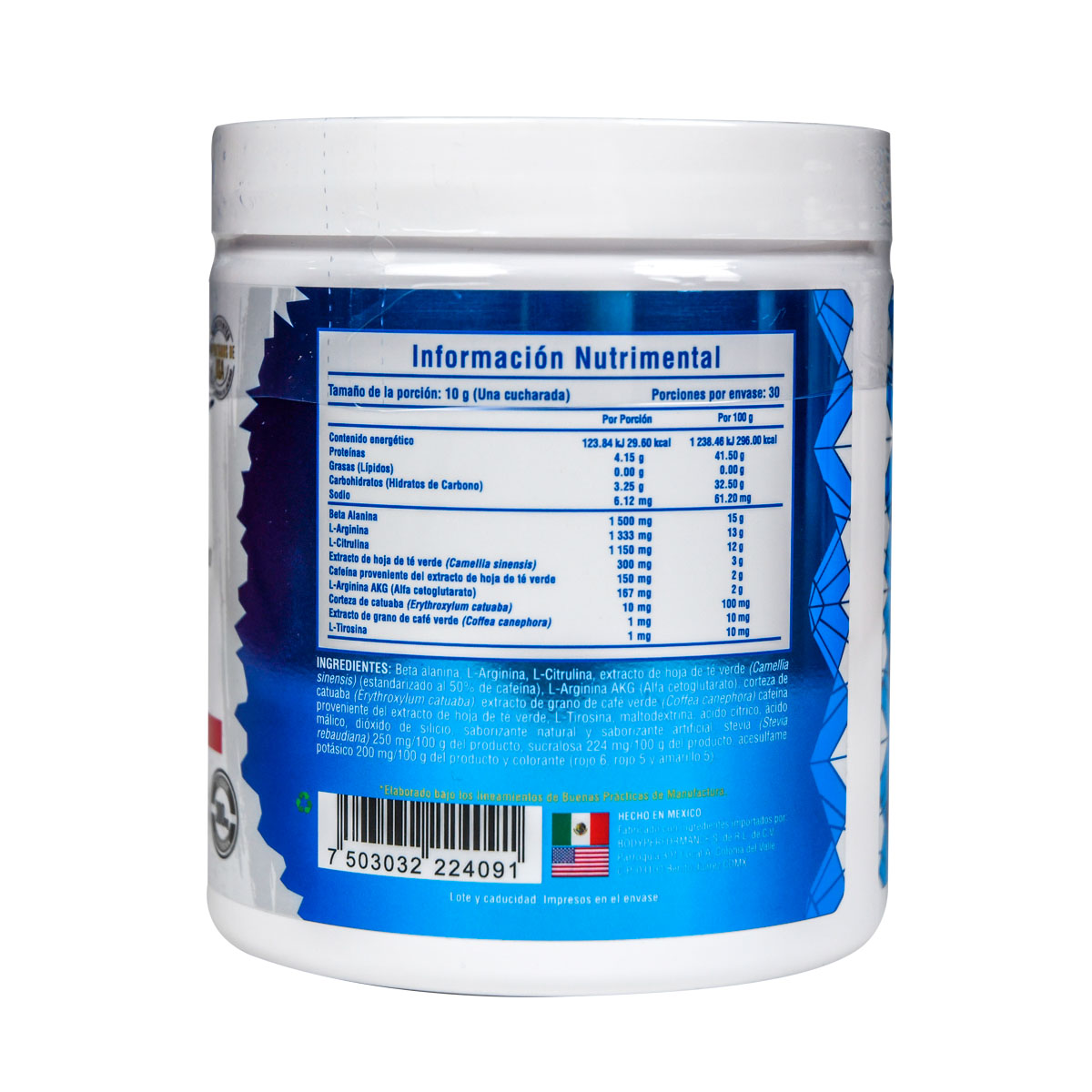 BP Pre entreno Burst Sandia 30 srvs