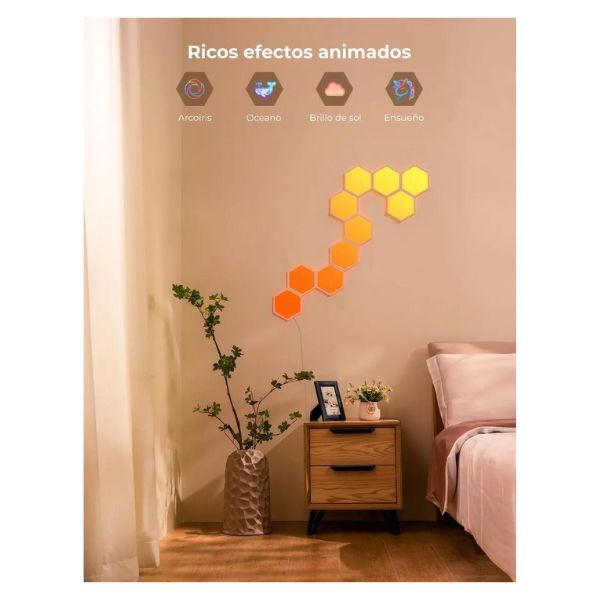 Govee Glide Hexa Light Panels, Paneles de Luz Hexagonales