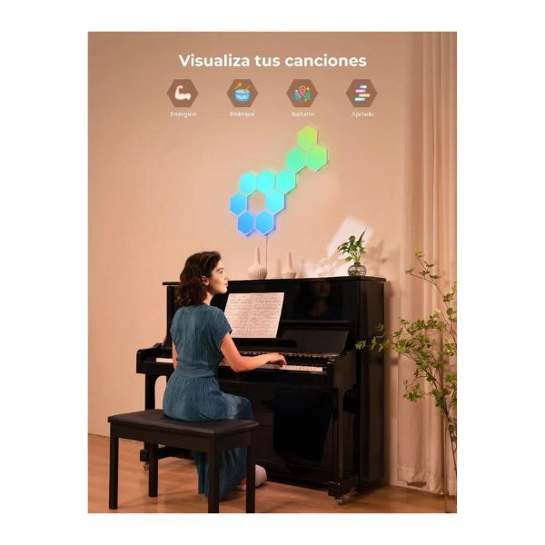 Govee Glide Hexa Light Panels, Paneles de Luz Hexagonales