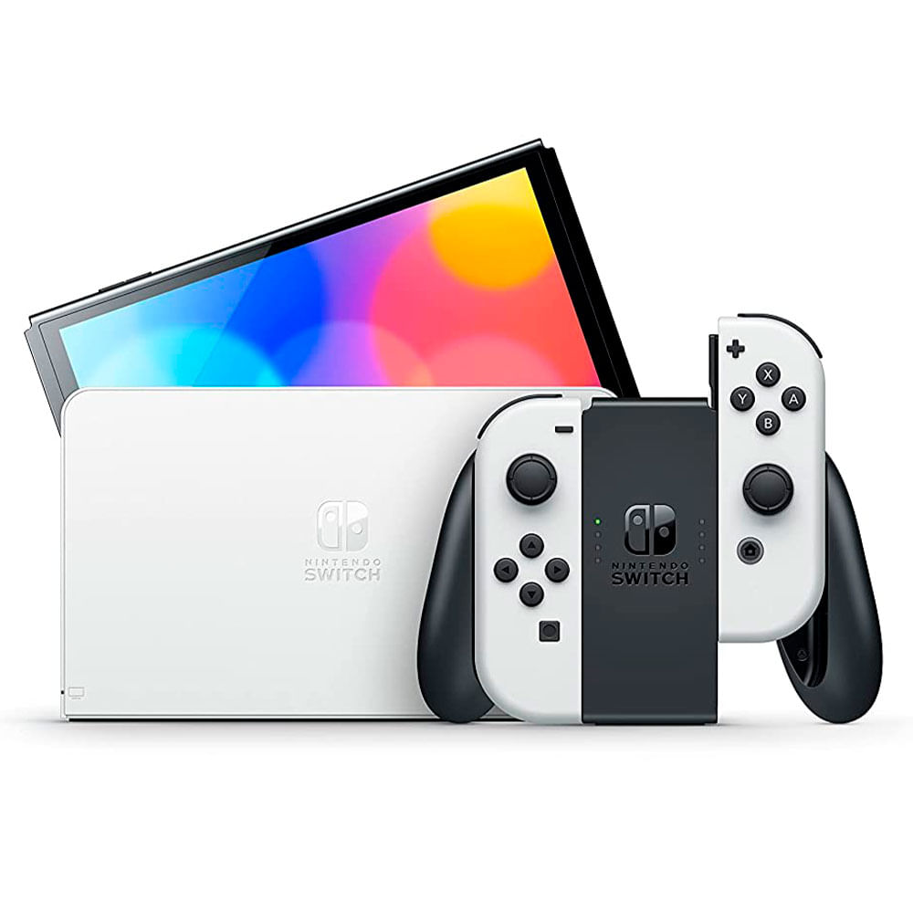 Nintendo Switch OLED, 64GB, Wi-Fi, Blanco