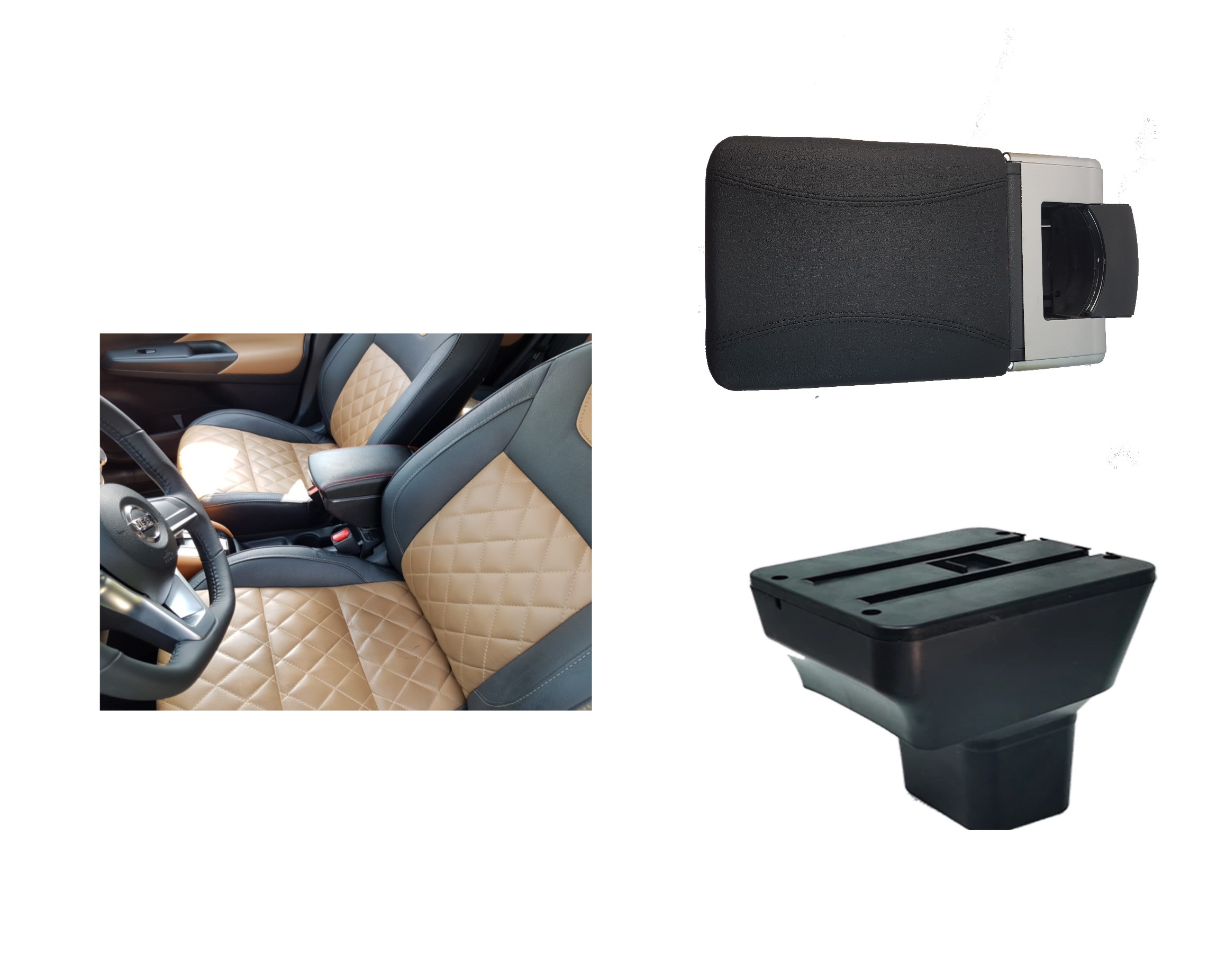 Descansa Brazos Kicks Y Versa Consola Central Reposa brazos