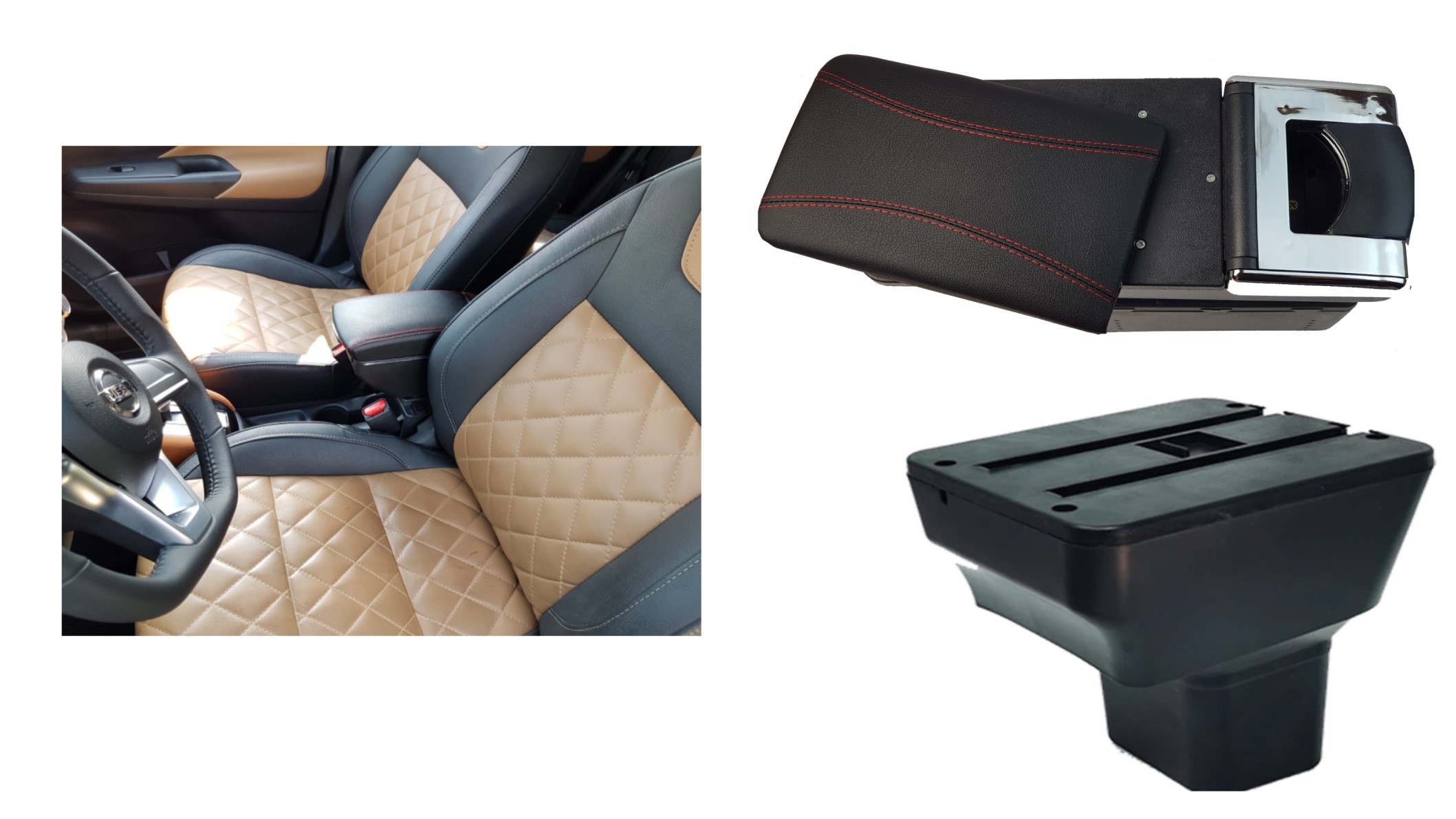 Descansa Brazos Kicks Y Versa Consola Central Reposa brazos