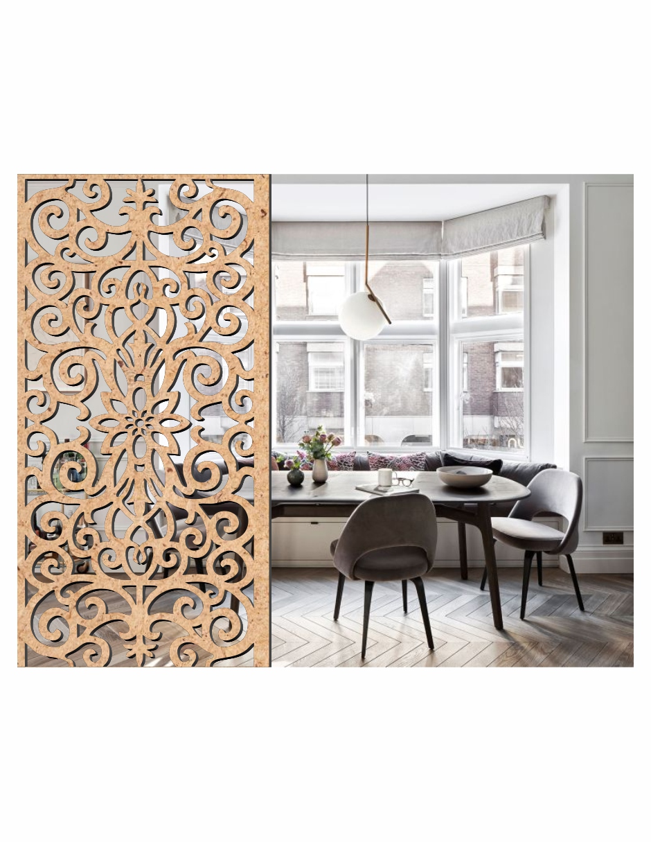 PANEL DECORATIVO CELOSIA 12mm NATURAL A102