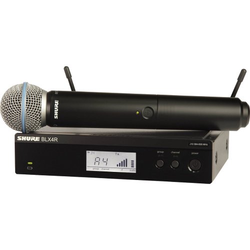 Microfono inalambrico Shure BLX24R/B58 1 Canal Negro