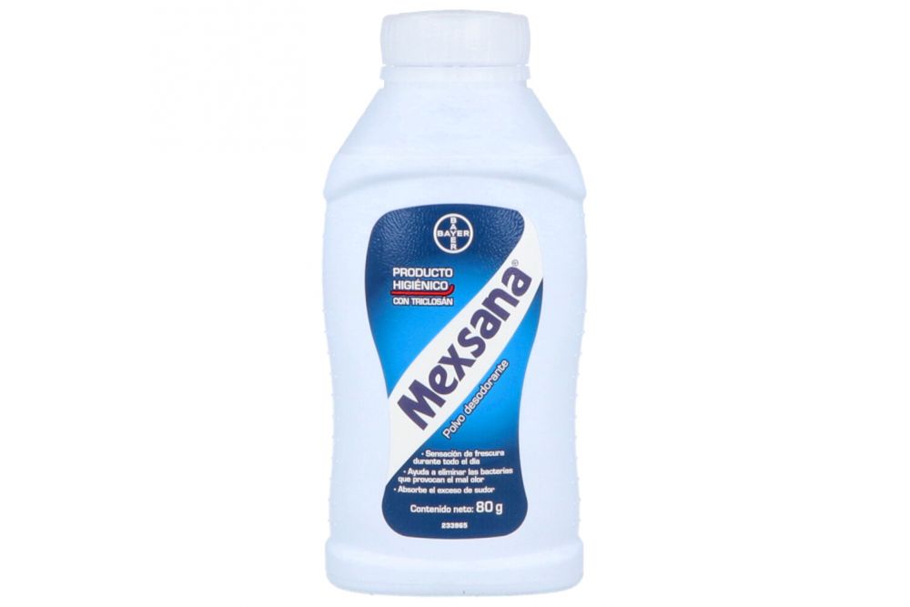 TALCO MEXANA POLVO DESODORANTE, TARRO CON 80 GRAMOS 
