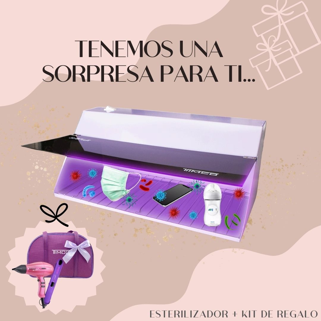 Esterilizador De Herramientas Para Belleza Luz UV  Timco EST + Regalo