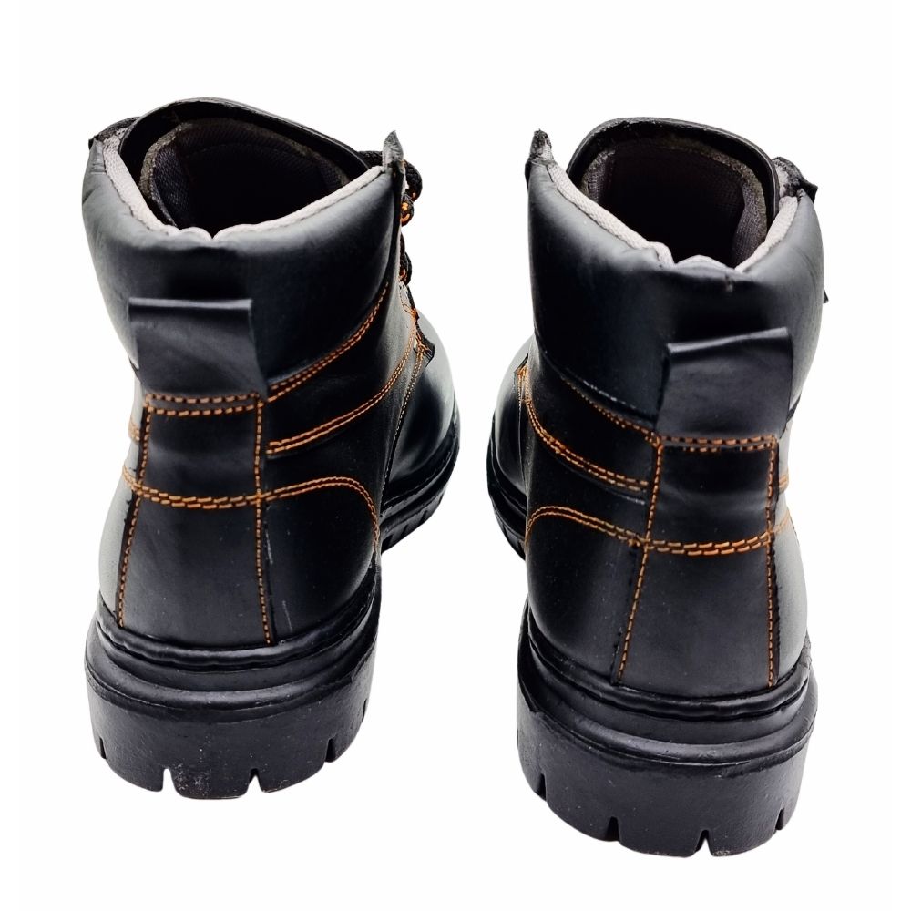 Botas industriales para Trabajo 100% cuero con casco de acero ligeras cómodas y resistentes Botas para construcción de uso rudo con tecnología