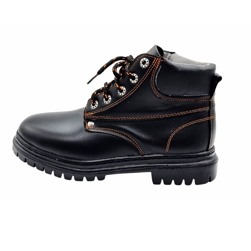 Botas industriales para Trabajo 100% cuero con casco de acero ligeras cómodas y resistentes Botas para construcción de uso rudo con tecnología