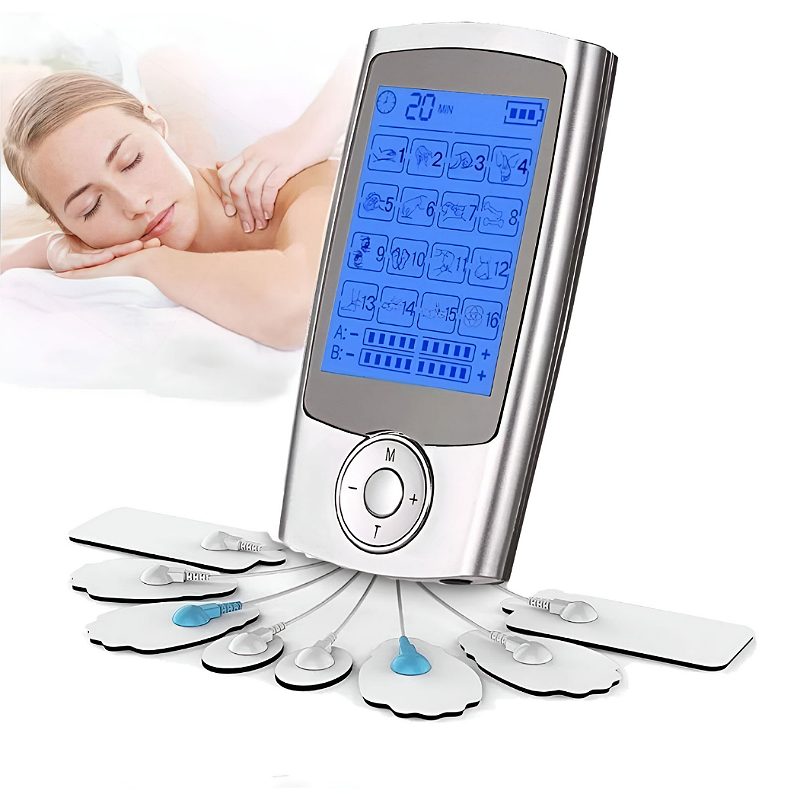 Electroestimuladores Tens Digital Masaje Ems, 16 Modos