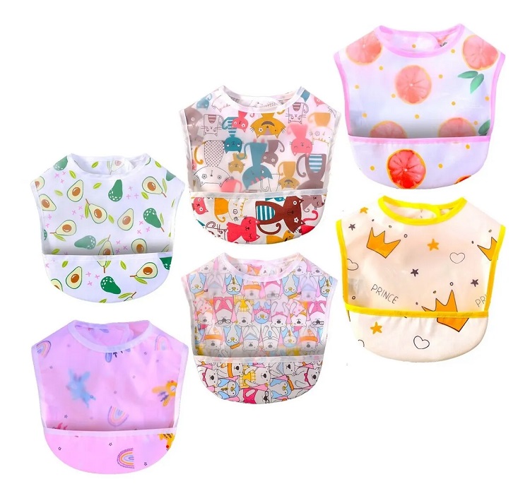 Baberos Impermeables Para Bebé Unisex