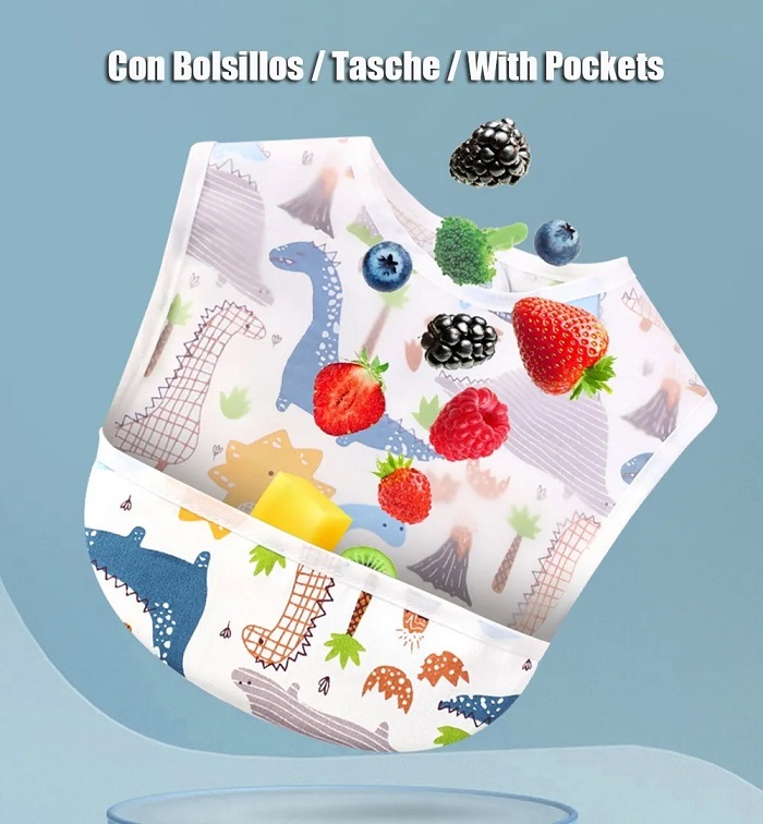 Baberos Impermeables Para Bebé Unisex