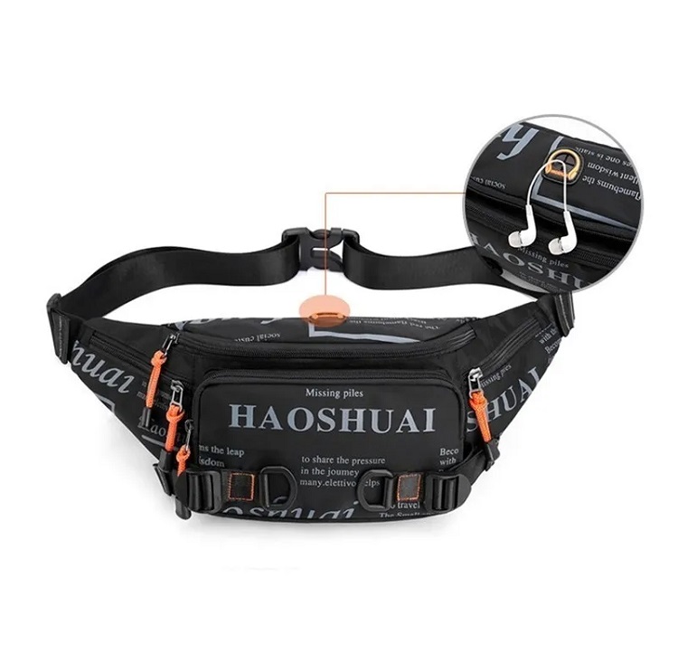 Pechera Riñonera Impermeable De Hombr Gran Capacidad