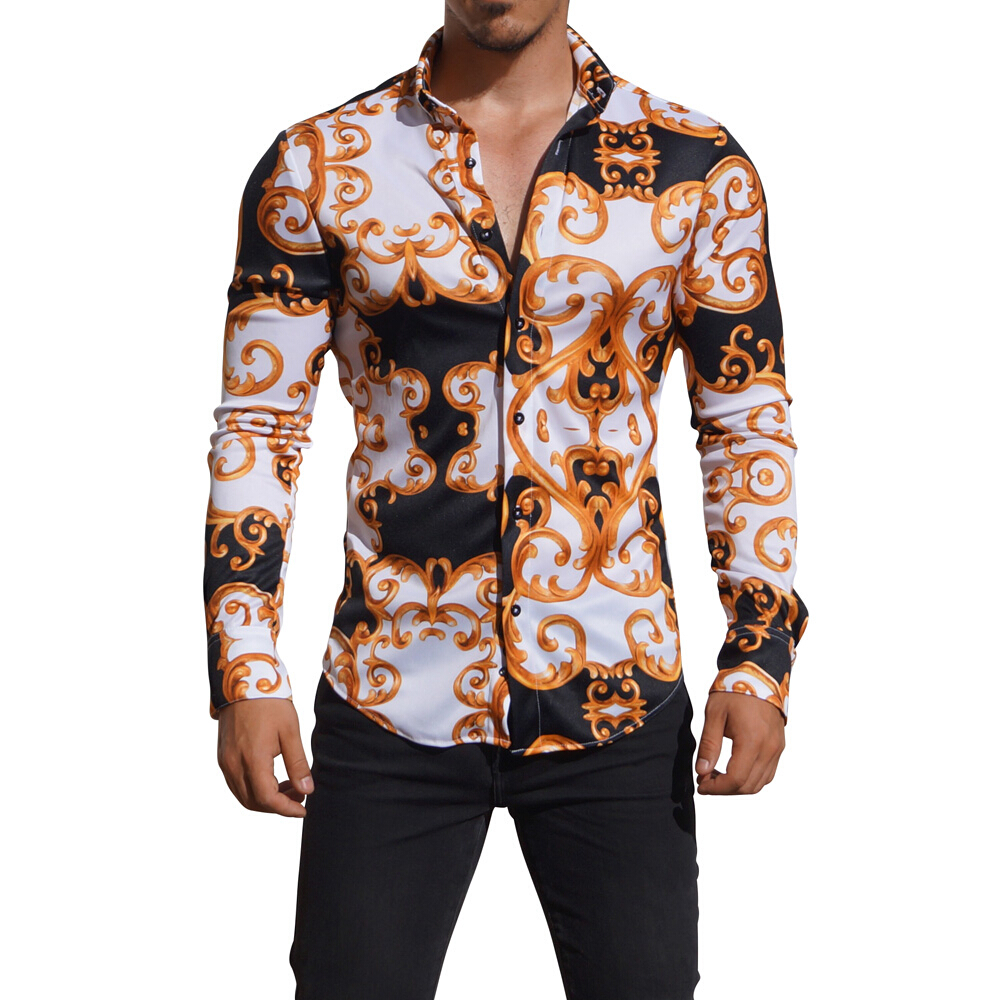 John Leopard Camisa Sublimada Manga Larga