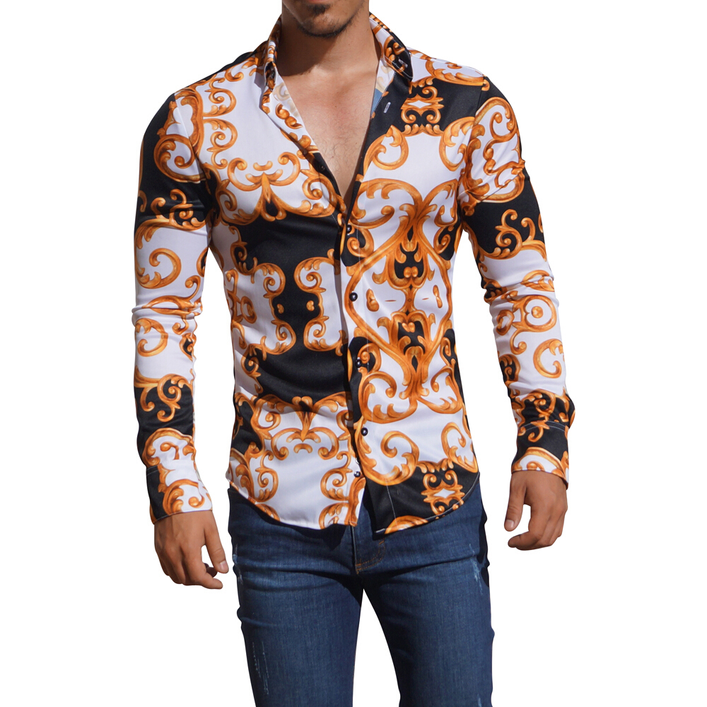 John Leopard Camisa Sublimada Manga Larga