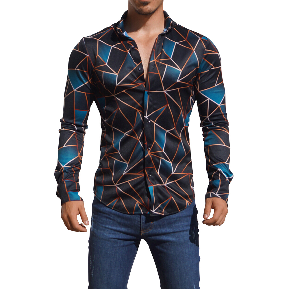 John Leopard Camisa Sublimada Manga Larga